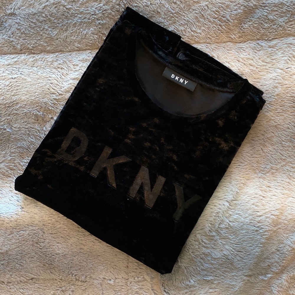 Crushed Velvet DKNY Shirt